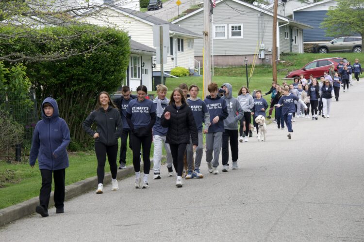 St. Mary’s Central School hosts annual walk-a-thon
